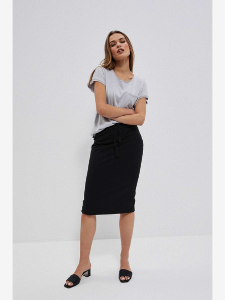 Moodo Schwarzer Damen-Sweatpants-Rock Moodo