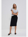 Moodo Schwarzer Damen-Sweatpants-Rock Moodo