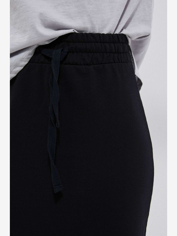 Moodo Schwarzer Damen-Sweatpants-Rock Moodo