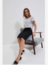 Moodo Schwarzer Damen-Sweatpants-Rock Moodo