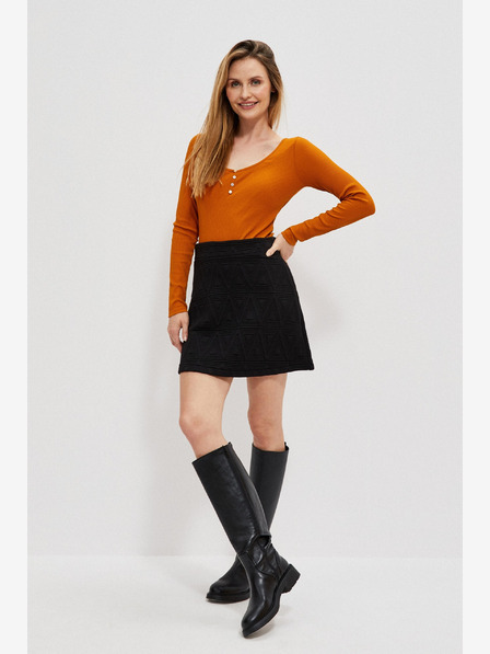 Moodo Schwarzer Damen-Rock Moodo
