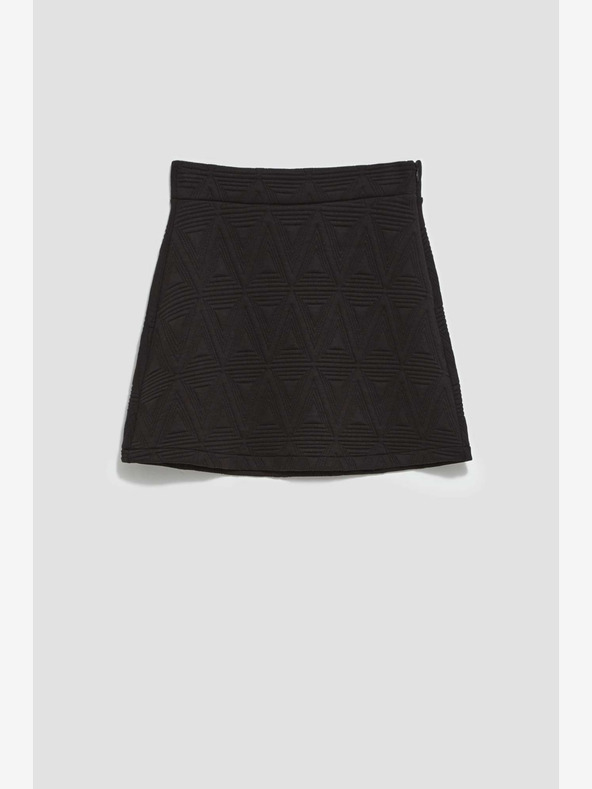 Moodo Schwarzer Damen-Rock Moodo