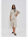 Moodo Moodo Beige Damenrock