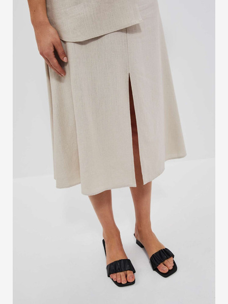 Moodo Moodo Beige Damenrock