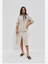 Moodo Moodo Beige Damenrock