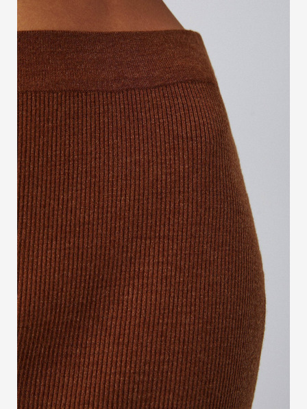 Moodo Brauner Damen-Sweatpants-Rock Moodo