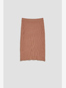 Moodo Brauner Damen-Sweatpants-Rock Moodo