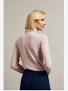 Moodo Hellrosa Damen-Rollkragenpullover Moodo