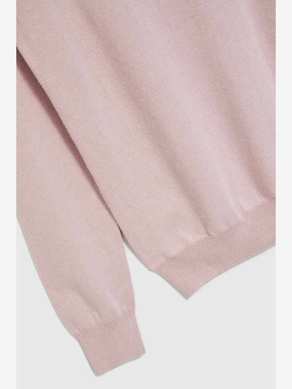 Moodo Hellrosa Damen-Rollkragenpullover Moodo