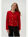 Moodo Moodo Rote Jacke mit Knöpfen