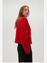 Moodo Moodo Rote Jacke mit Knöpfen