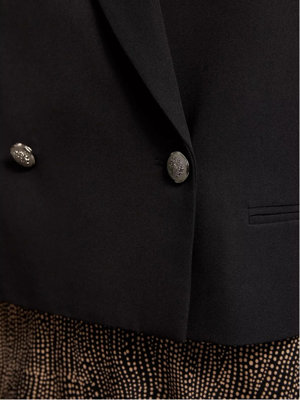 Moodo Schwarze Damen Kurzjacke Moodo