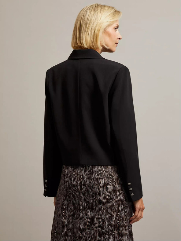 Moodo Schwarze Damen Kurzjacke Moodo