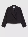 Moodo Schwarze Damen Kurzjacke Moodo