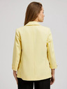 Moodo Gelbe Jacke mit 3/4 Ärmeln Moodo