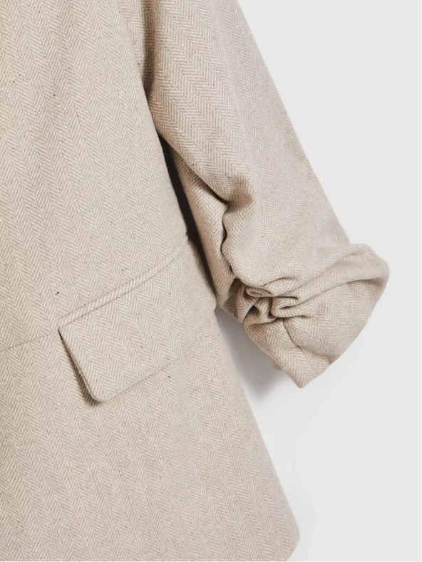 Moodo Moodo beiger Damenblazer