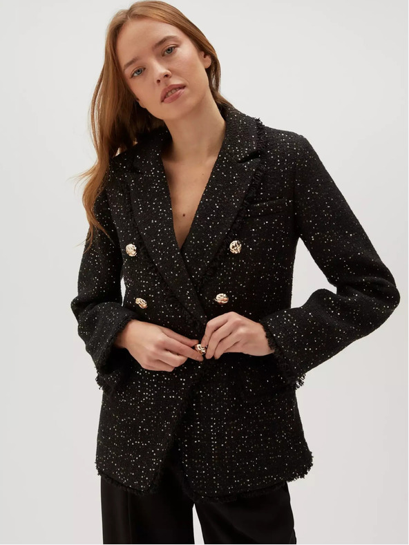 Moodo Schwarze Damenjacke Moodo