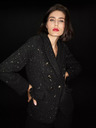 Moodo Schwarze Damenjacke Moodo