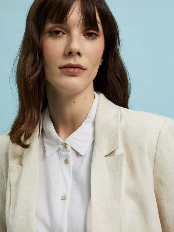 Moodo Moodo beiger Damenblazer