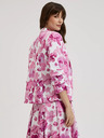 Moodo Rosa gemusterte Jacke Moodo