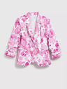 Moodo Rosa gemusterte Jacke Moodo
