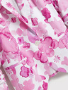 Moodo Rosa gemusterte Jacke Moodo
