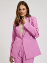 Moodo Rosa langärmeliger einreihiger Blazer Moodo