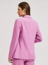 Moodo Rosa langärmeliger einreihiger Blazer Moodo