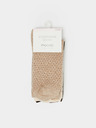 Moodo Set mit drei Paar Damensocken in beige und braun Moodo