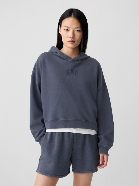 GAP Cropped Sweatshirt mit Logo GAP