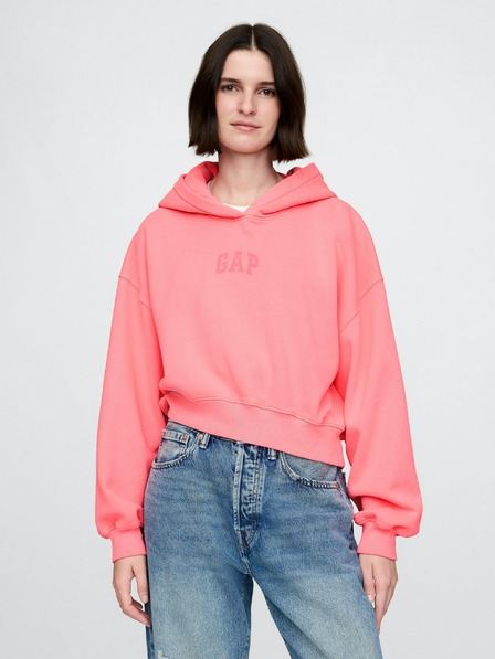 GAP Damen Sweatshirt mit Logo Cropped GAP