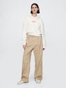 GAP Damen Sweatshirt mit Logo Cropped GAP