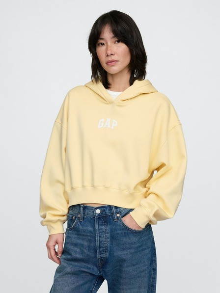 GAP Damen Sweatshirt mit Logo Cropped GAP