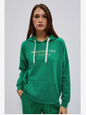 Moodo Grüner Damen-Kapuzenpullover Moodo