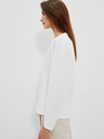 Moodo Weißer Damen-Kapuzenpullover Moodo