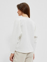 Moodo Weißer Damen-Kapuzenpullover Moodo