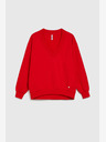 Moodo Roter Damen-Kapuzenpullover Moodo