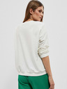 Moodo Weißer Damen-Kapuzenpullover Moodo
