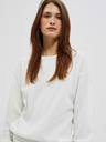 Moodo Weißer Damen-Kapuzenpullover Moodo