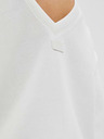 Moodo Weißer Damen-Kapuzenpullover Moodo
