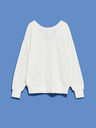 Moodo Weißer Damen-Kapuzenpullover Moodo