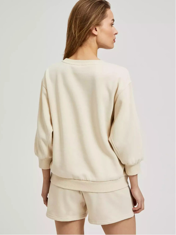Moodo Beige Damen-Sweatshirt Moodo