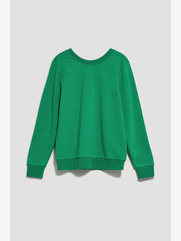 Moodo Grünes Damen-Sweatshirt Moodo