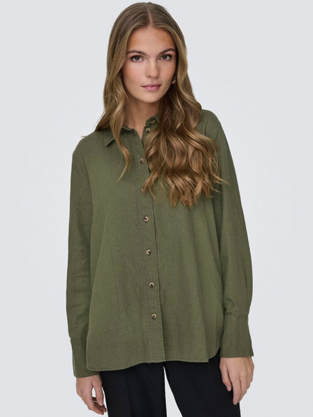 Jacqueline de Yong Khaki Damenhemd JDY
