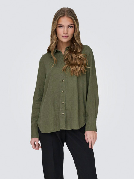Jacqueline de Yong Khaki Damenhemd JDY