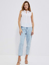 Moodo Weiß Damen Bluse Moodo