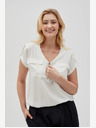 Moodo Weiß Damen Bluse Moodo