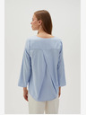 Moodo Hellblaue Damenbluse Moodo