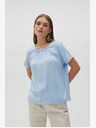 Moodo Hellblaue Damenbluse Moodo