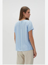 Moodo Hellblaue Damenbluse Moodo